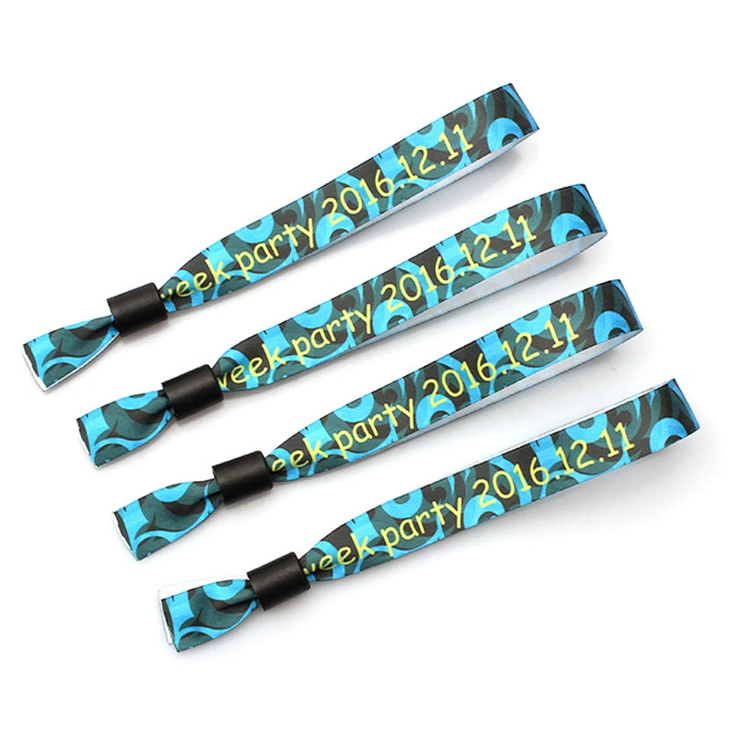 High quality custom sublimation printing polyester wristband