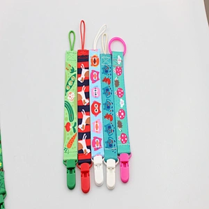 Baby cartoon pacifier clip safety soother chain holder