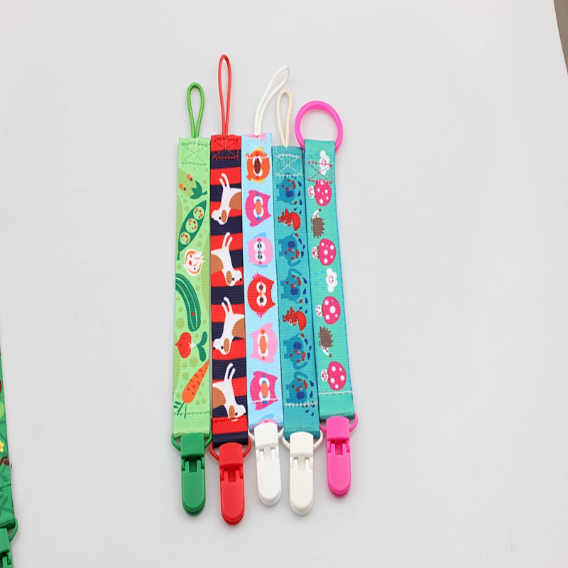 Baby cartoon pacifier clip safety soother chain holder