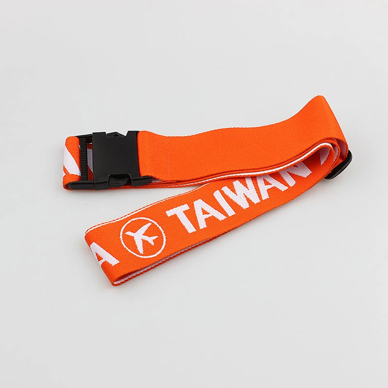 Custom embroidered adjustable luggage weight scale webbing strap