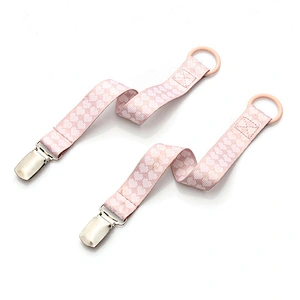 2019 baby chain ribbon dummy holder soother pacifier clips