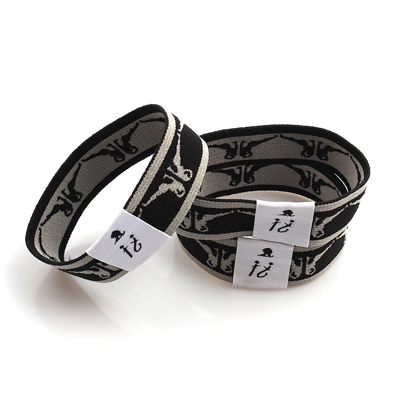 Custom Polyester Soft RFID Elastic Wrist Band Fabric Wristband For Events