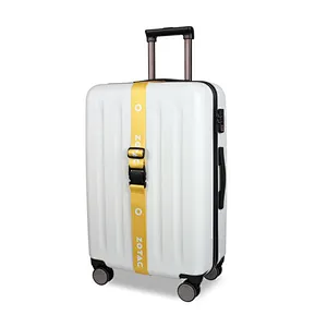 Travel promotion gift luggage strap for office with plastic adjustable buckle