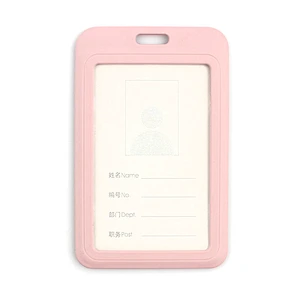Direct sale different colors PP id card holder for employee