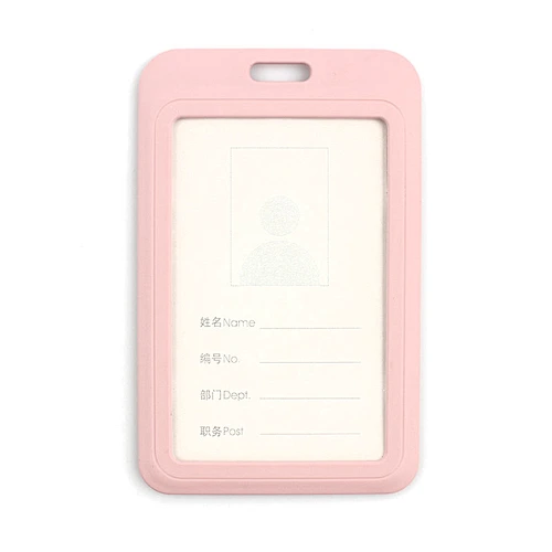 Direct sale different colors PP id card holder for employee