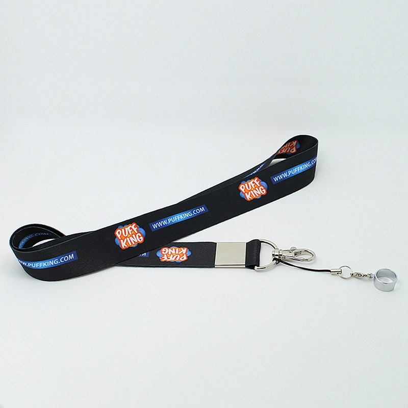 High quality polyester custom sublimation pen holder neck lanyard with logo for event