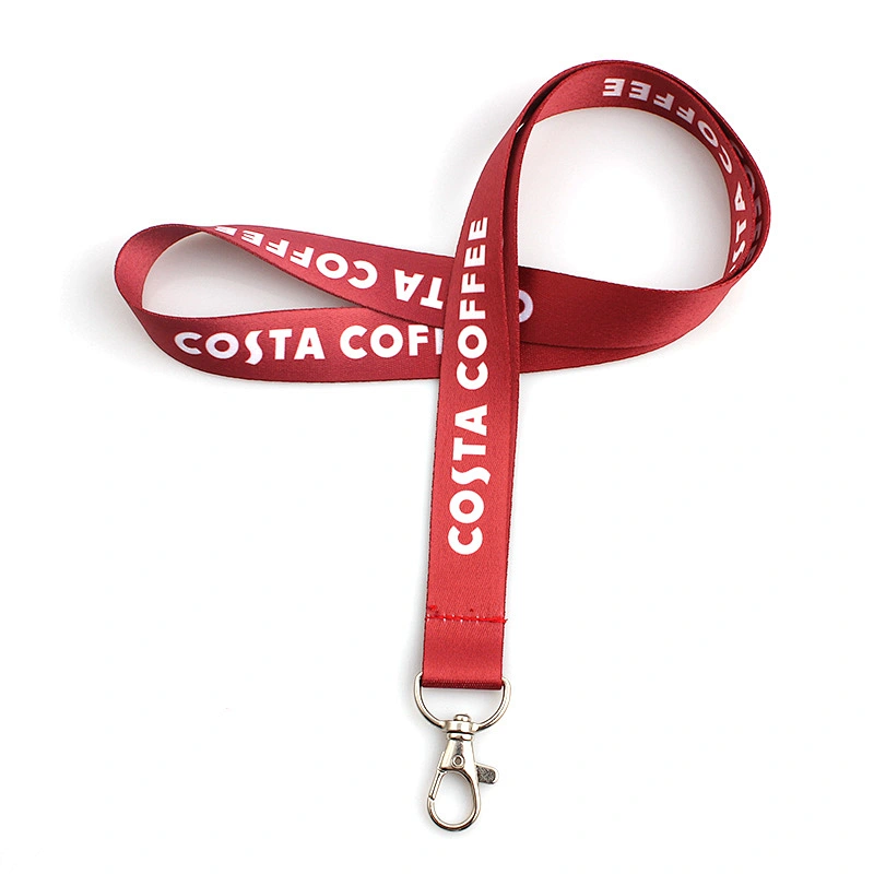 Personalized logo neck printed polyester breakaway lanyards