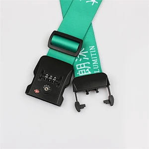 Newest item custom personalized TSA luggage strap belt for business trip