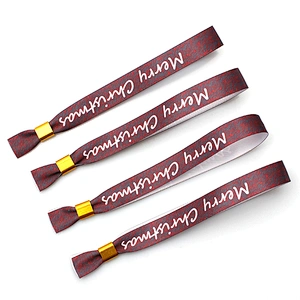 Highest Secure Event Plastic Clip Ribbon Personalized Wristband