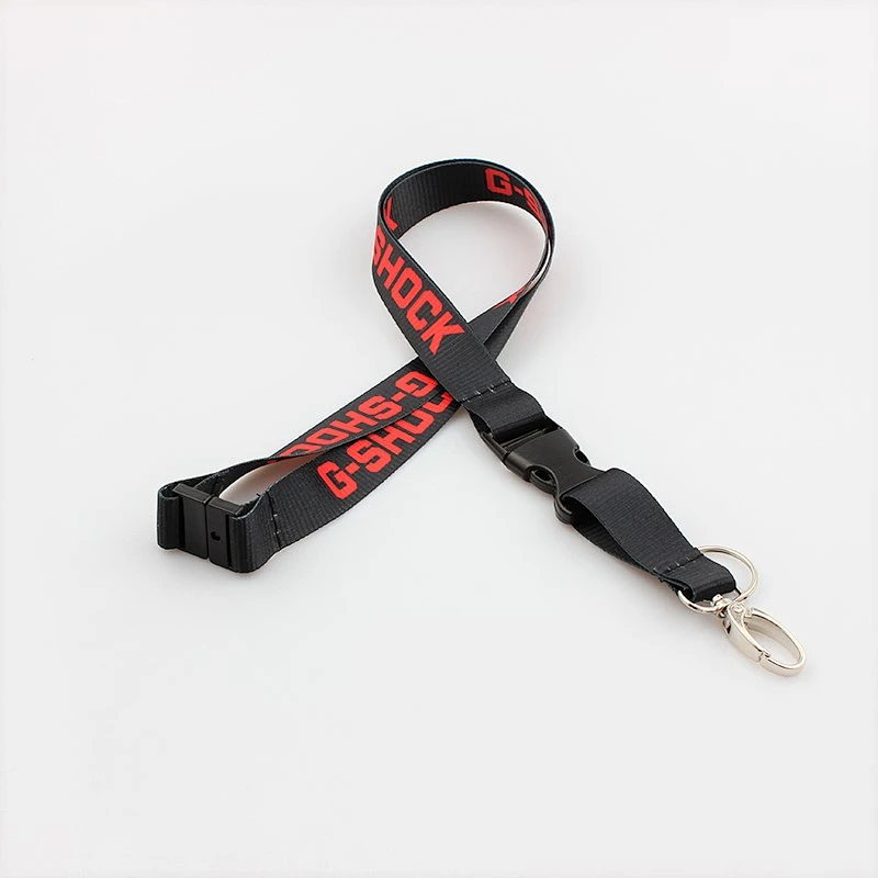 Cheap custom logo printing polyester radio lanyard