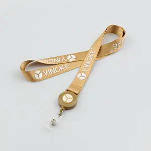 Wholesale factory direct selling made of polyester materials lanyard