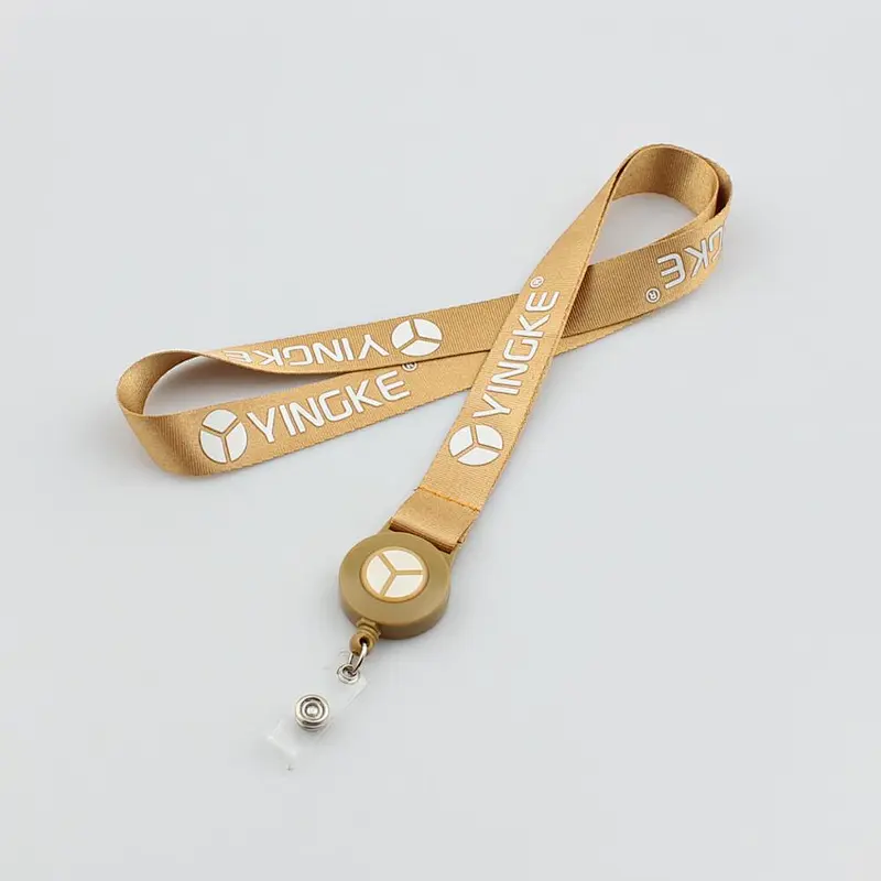 Wholesale factory direct selling made of polyester materials lanyard