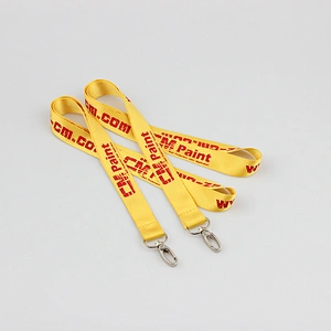 Custom design free event polyester printed neck lanyards
