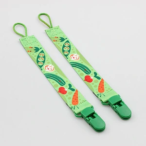 Wholesale custom logo multicolored pacifier chain