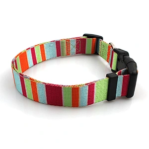 Custom camouflage printed personalized pet collars breakaway buckle