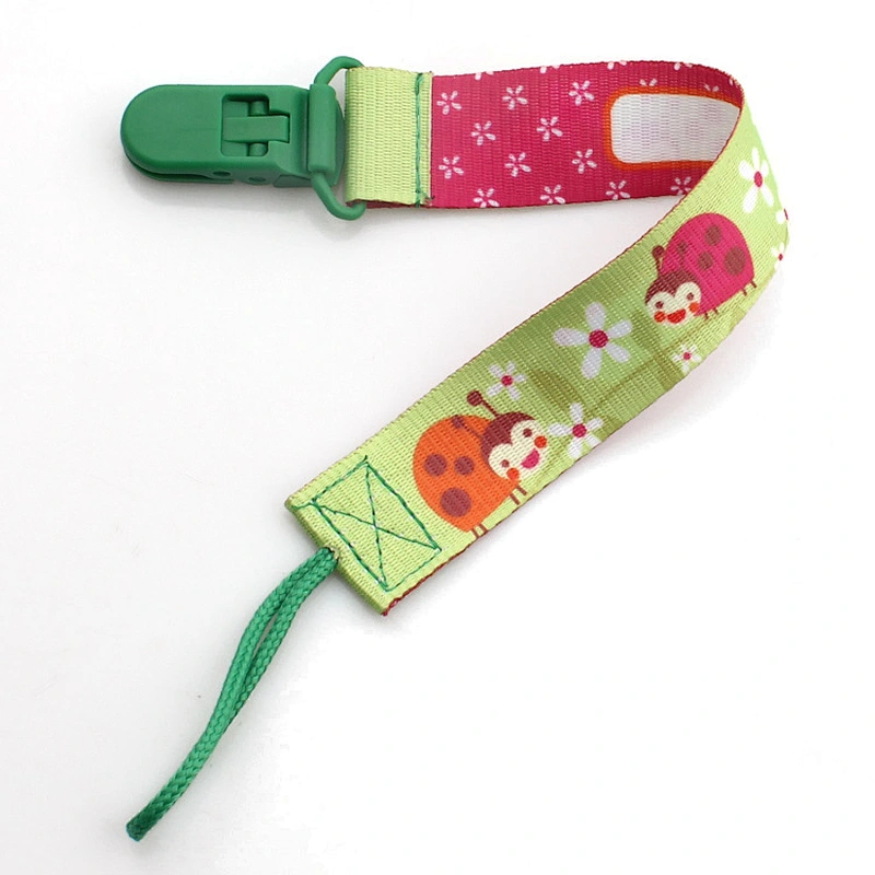 Eco-friendly plastic baby pacifier clips dummy holder