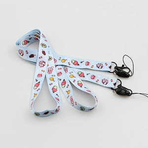 Fashionable promotion nfl lanyard heat transfer printing