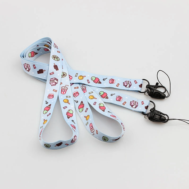 Fashionable promotion nfl lanyard heat transfer printing
