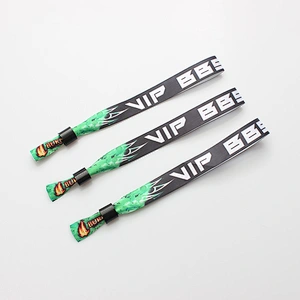 Personalized Festival Fabric Bracelets, Party Favor Printing Wristbands for Event Custom