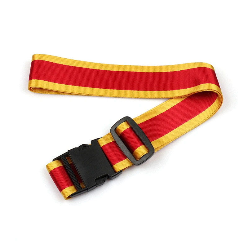 Adjustable Luggage Suitcase buckle Polyester Belt Cross Packing Straps