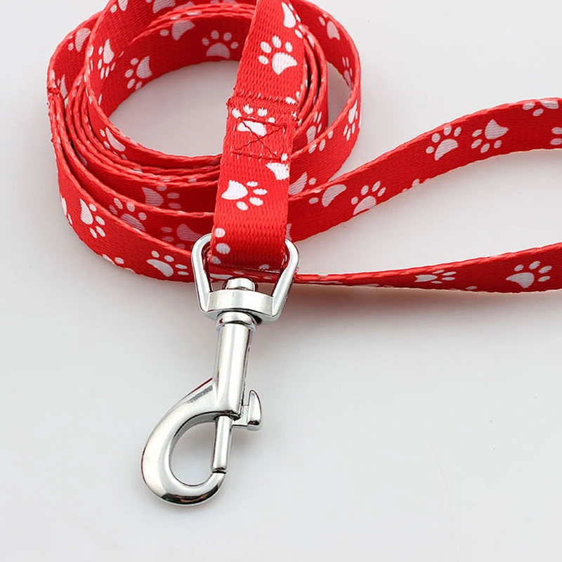 Custom heat transfer logo sublimation dog leash