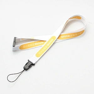 Wholesale customized full color printing heat transfer lanyard