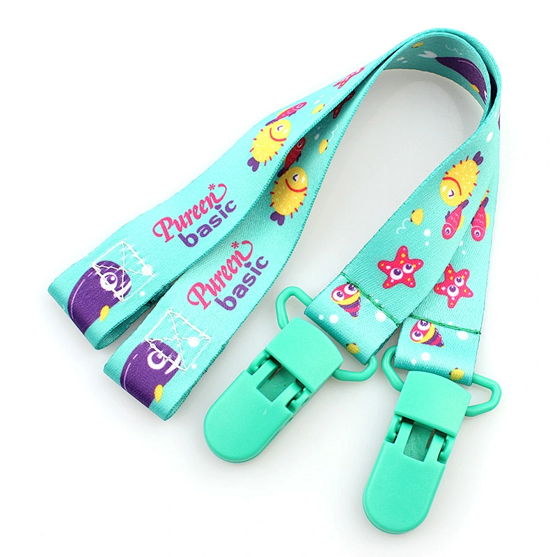 Wholesale Custom Logo Baby Pacifier Clip With Double-sided Paste