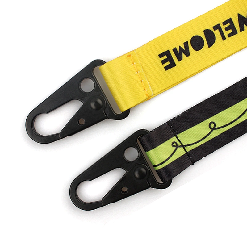 High Quality Printing Metal Hook Eagle Mouth Buckle Lanyard