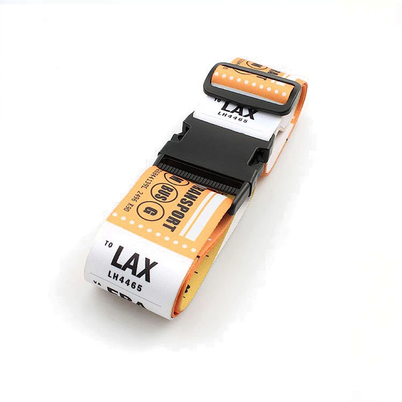 Personal luggage strap fashion baggage tag belt for short travel
