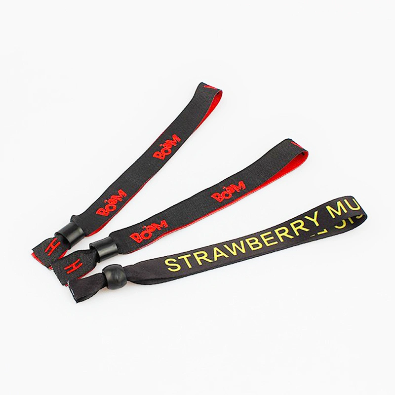 Cheap woven wristband for public event