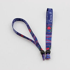 Hot Selling Event Festival Ribbon Sublimation Printed Polyester Wristband