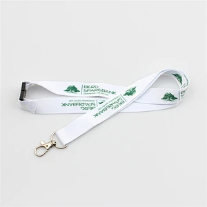 Custom polyester breakaway safety lanyard with custom logo