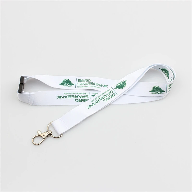 Custom polyester breakaway safety lanyard with custom logo