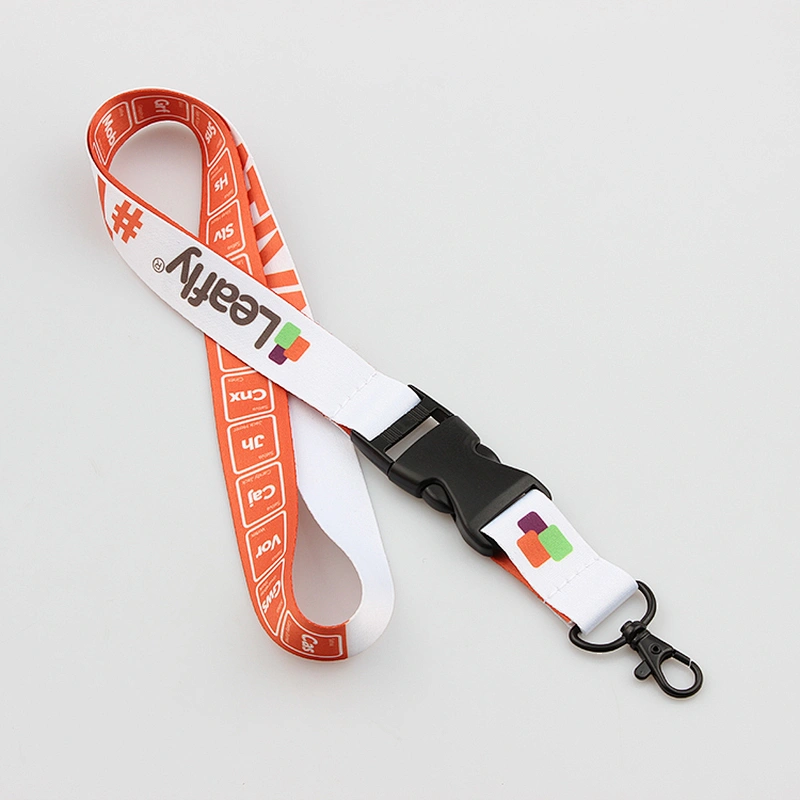 Custom pretty good quality polyester lanyards no minimum order