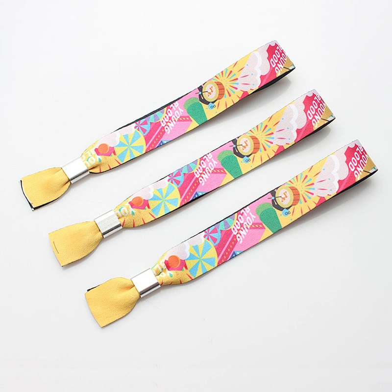 Disposable custom wristbands for wedding with sublimation printing