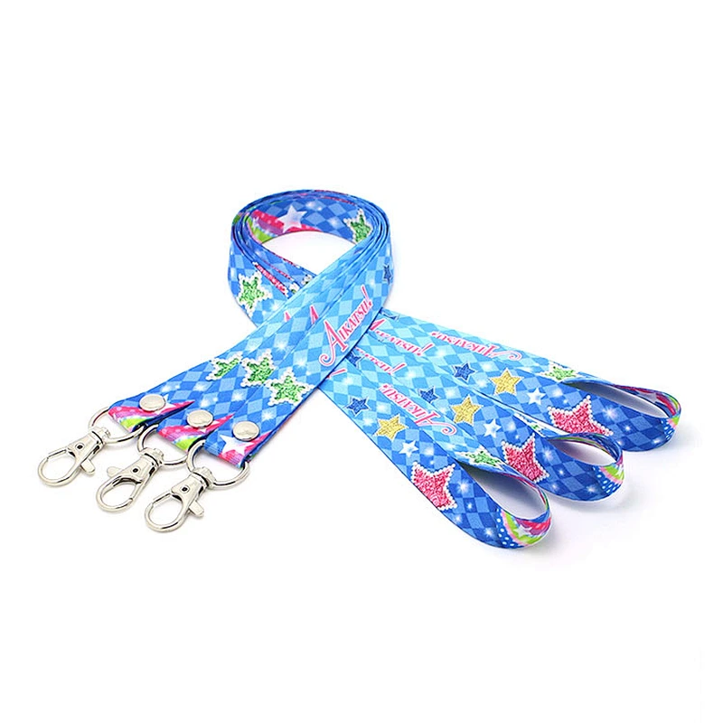 Fashionable promotion nfl lanyard heat transfer printing