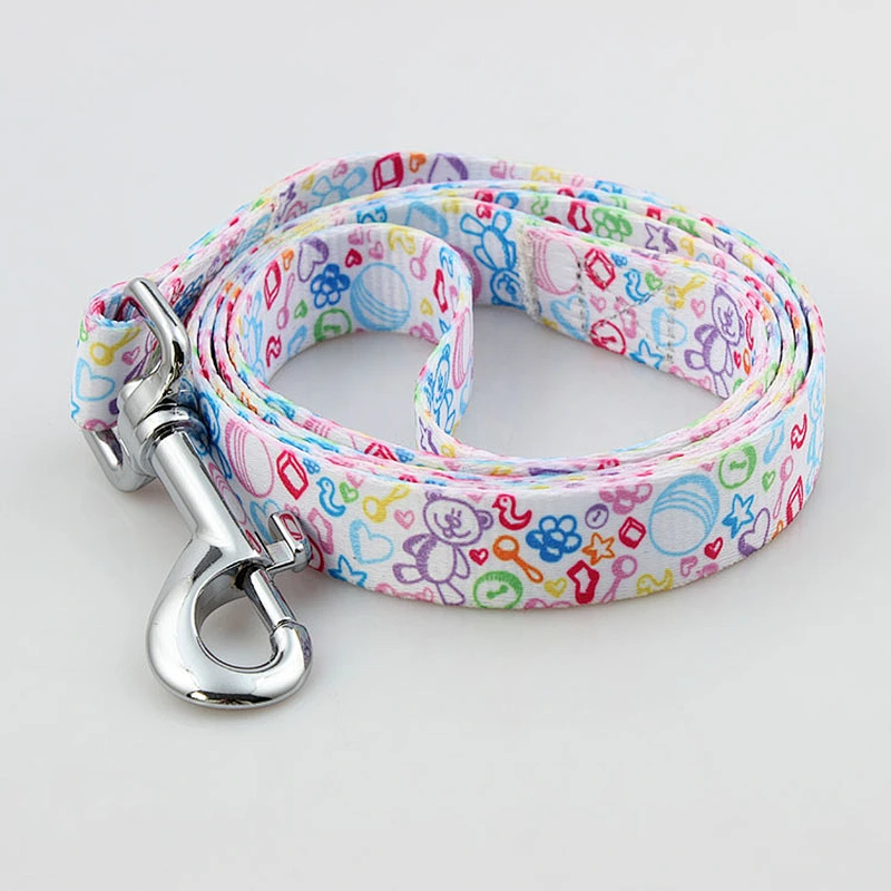 Custom printing logo dog leash long lead