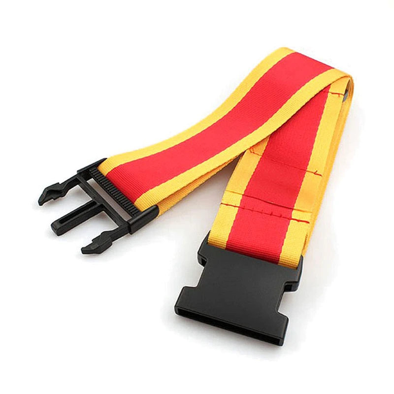 Adjustable Luggage Suitcase buckle Polyester Belt Cross Packing Straps