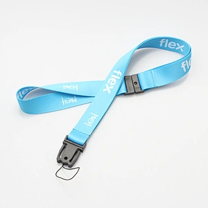 Free Sample Promotional Cheap Custom Printed Polyester Neck Lanyard With Logo