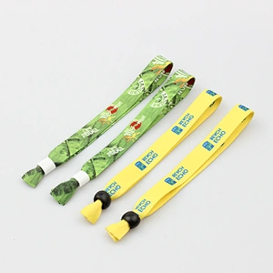 Non removable security printed wristband for festival events