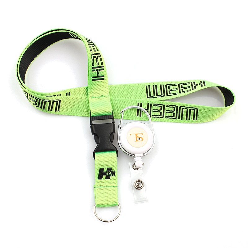 Polyester custom Jacquard Lanyard badge reel with Small Quantity