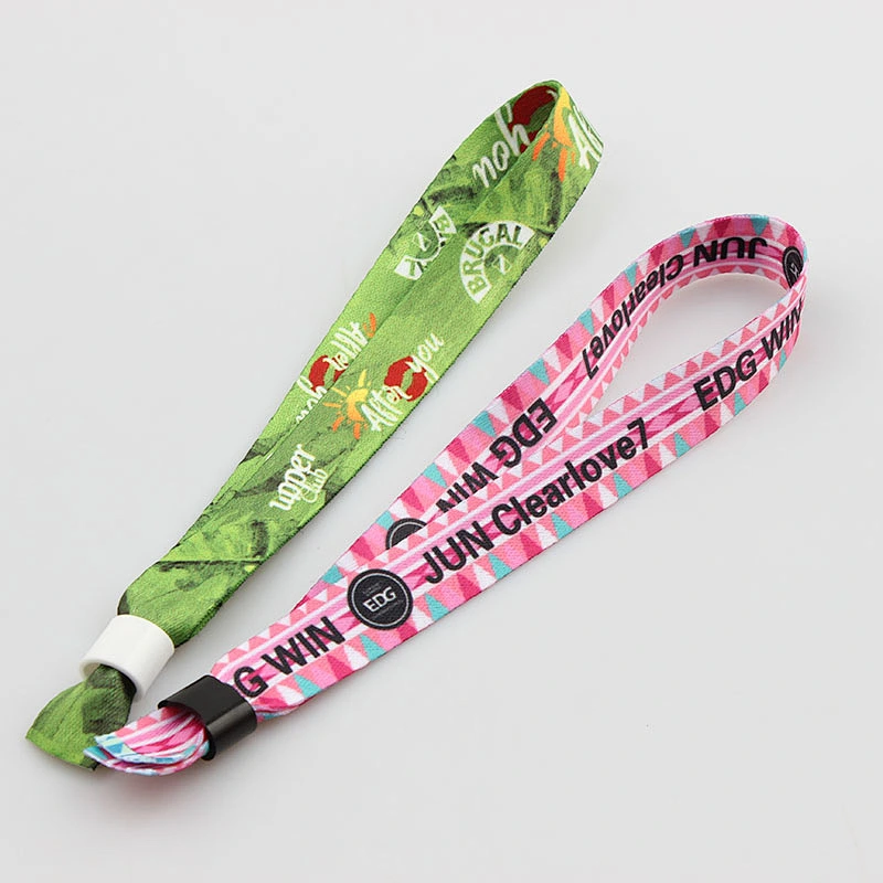 Hot Selling Event Festival Ribbon Sublimation Printed Polyester Wristband