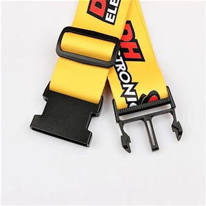 Good travel cheap price luggage strap with black lock