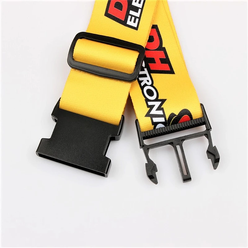Good travel cheap price luggage strap with black lock