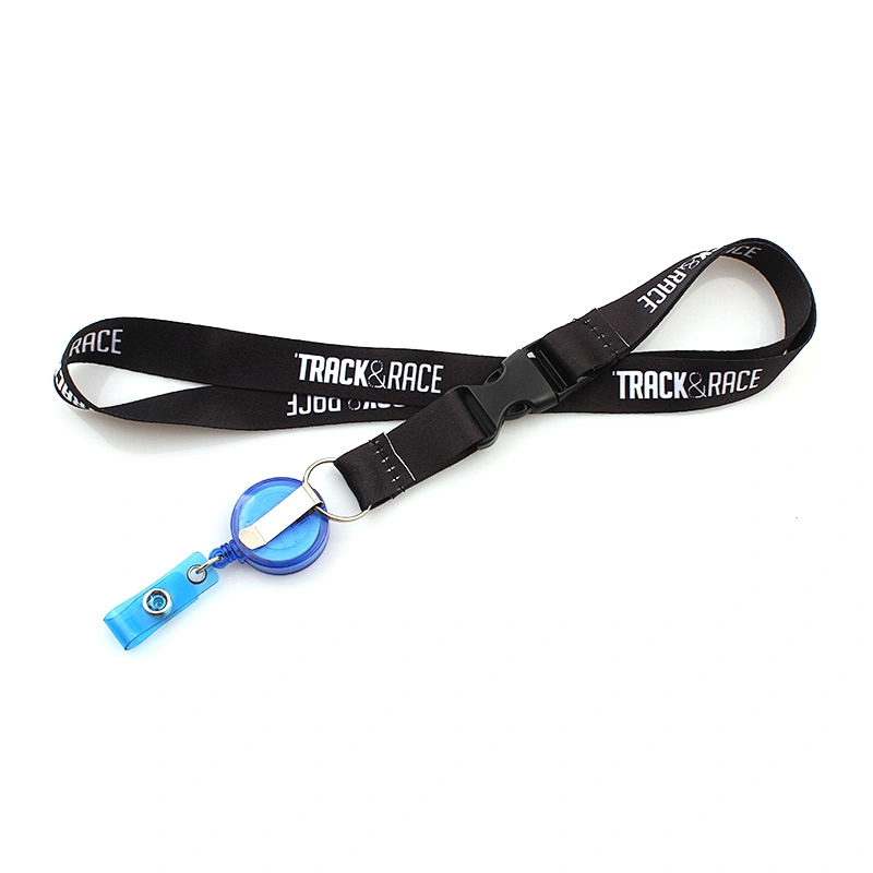 Hot Sale Products Printing Neck Lanyard Printed Your Own Logo Neck Lanyard With Retrastable Badge Holder
