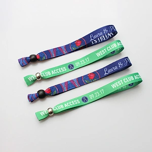 Factory Production Polyester Heat Transfer Printed Wristband