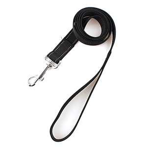 Factory custom accept price reflective black dog leash