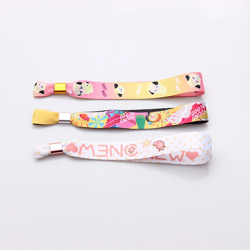 Full-color customized sublimation entry wristbands for event