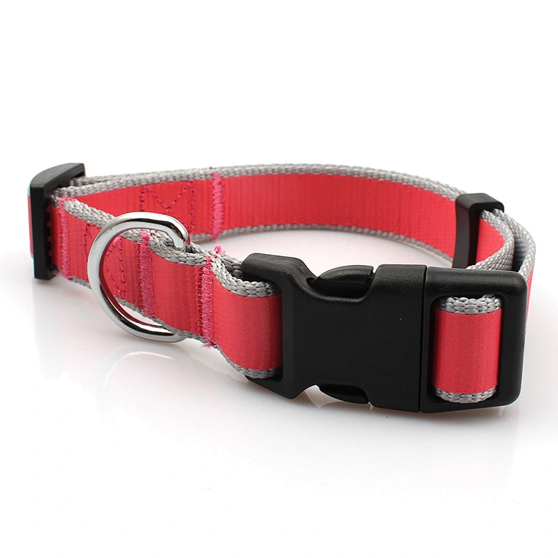 Reflective tape for dog collar with breakaway buckle