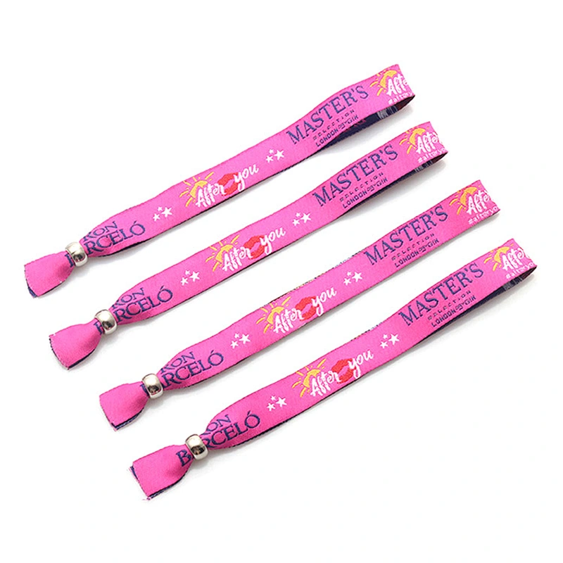 Professional Design Wedding Woven Wristband For VIP